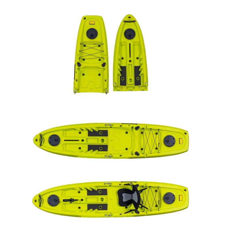 LSF Novel 3.3メートル 11フィート スプリット - Fishing Kayak Sit In のレビューと価格