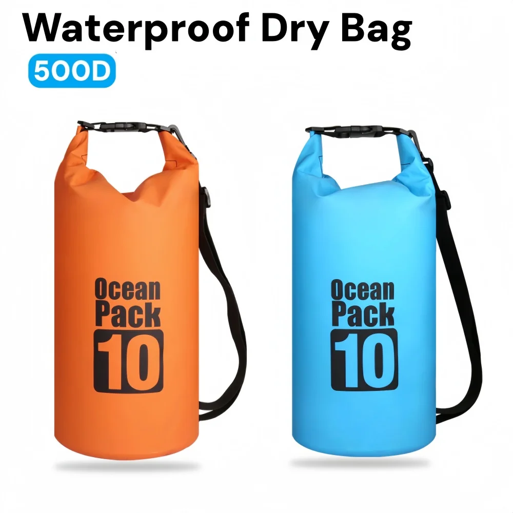 500D防水ドライバッグフローティング、ロールトップドライサ - Fishing Kayak Storage Bag のレビューと価格