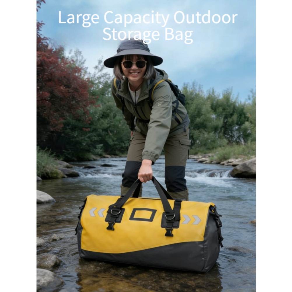 大容量/46L 66L PVC 防水ドライバッグ ショルダー - Fishing Kayak Storage Bag のレビューと価格