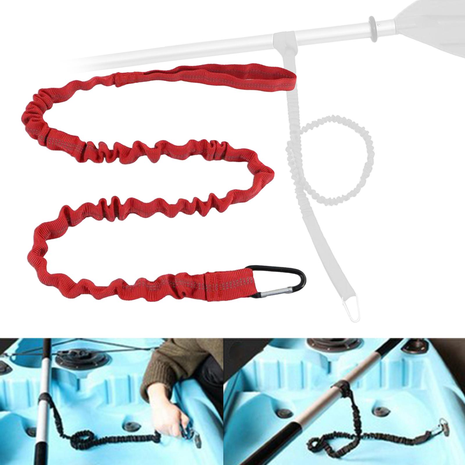 バンジータイロープパドルリーシュ軽量ナイロン安全牽引コードボ - Fishing Kayak Paddle Leash のレビューと価格