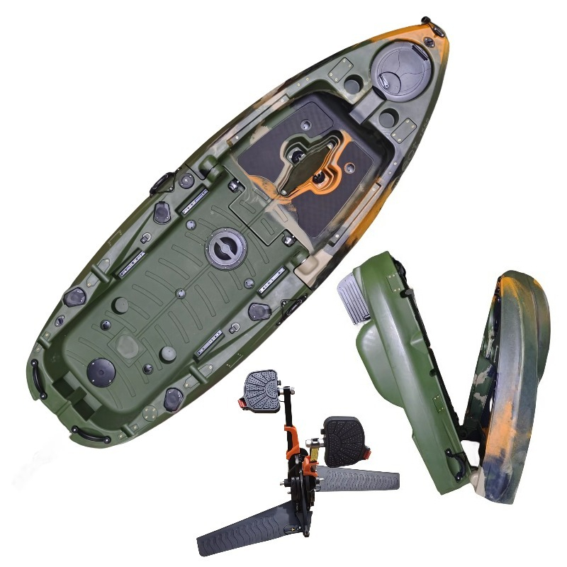 2.5mプロアングラープラスチック折りたたみカヤック、折りた - Fishing Kayak Seat のレビューと価格