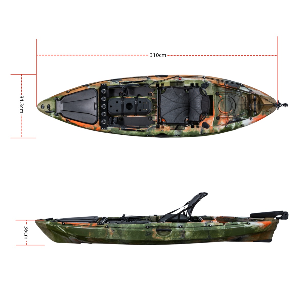 プラスチック製の釣り竿ホルダー,釣り竿ホルダー,釣り人用の大 - Fishing Kayak Rod Holder のレビューと価格