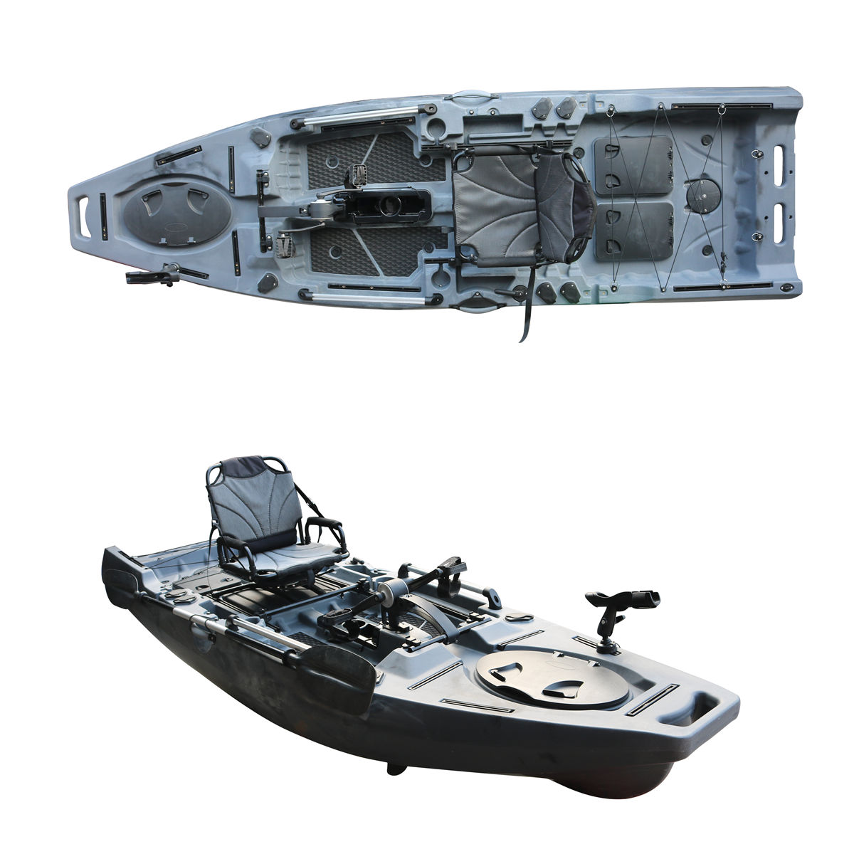 バイキング2026 1人乗りフィッシングカヤック ペダル駆動 - Fishing Kayak Sit In のレビューと価格