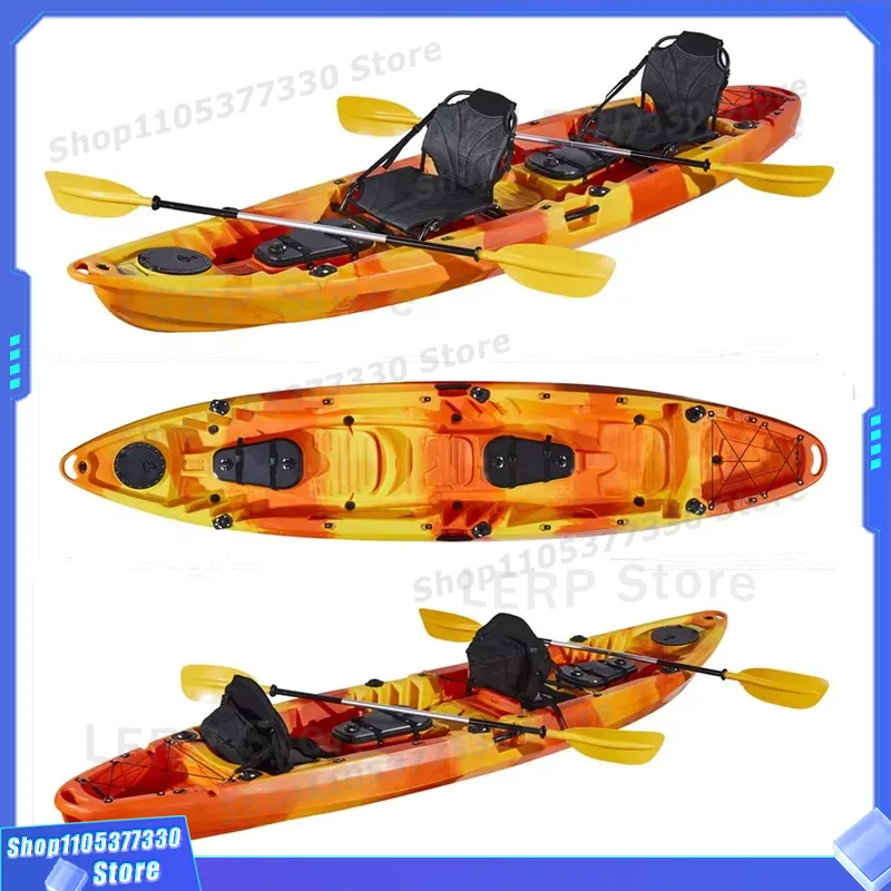 2人乗りプラスチック製リジッドシットオントップパドルフィッシ - Fishing Kayak Sit In のレビューと価格
