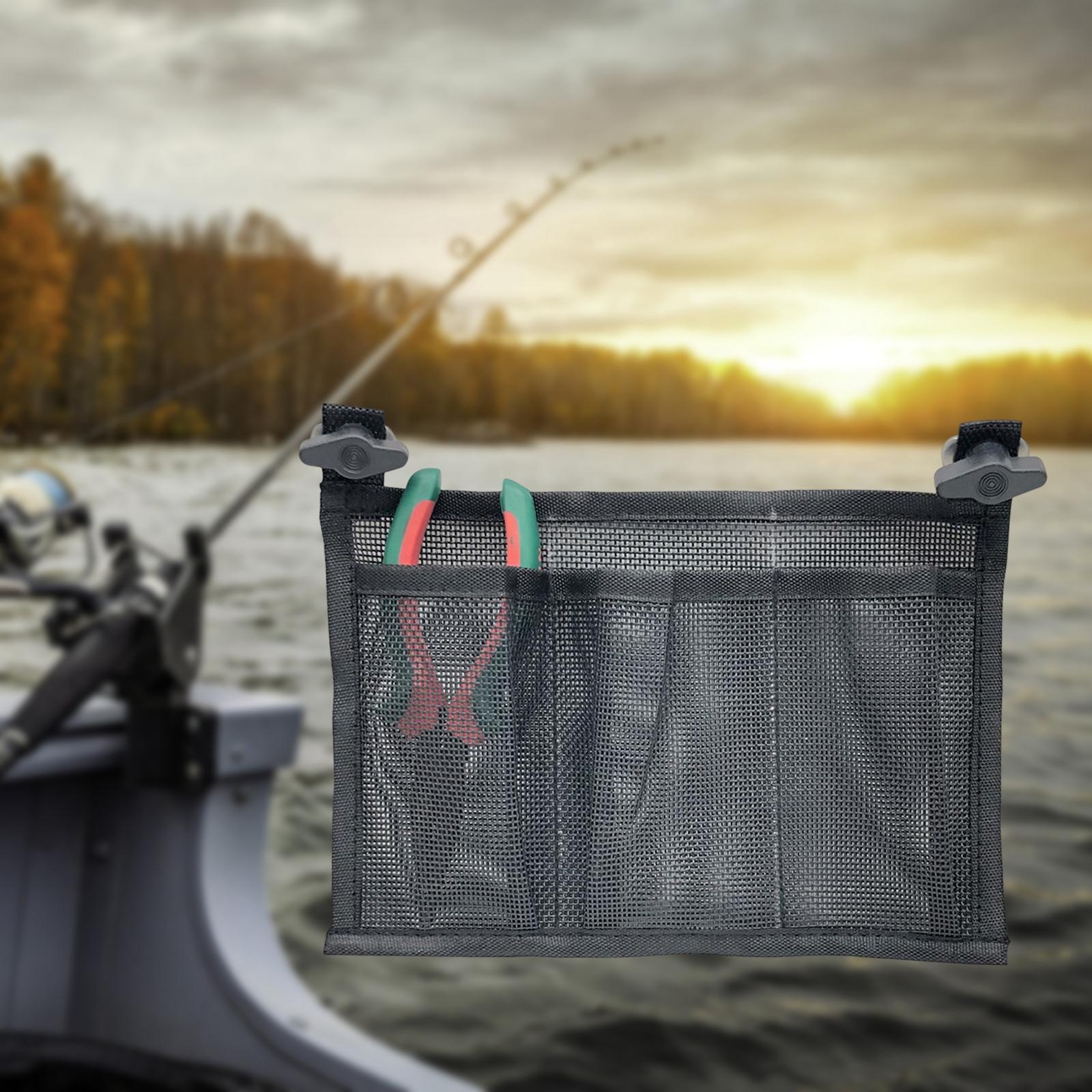 24x17cm ソリッドカヤックカヌーメッシュ収納ポーチ釣具 - Fishing Kayak Storage Bag のレビューと価格