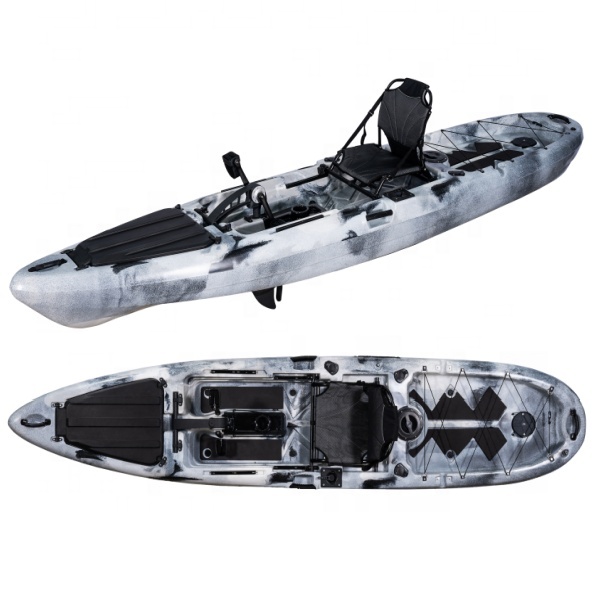 付属品付きプラスチック製カヤックボート,1人用,1ペダル,釣 - Fishing Kayak Pedal Drive のレビューと価格