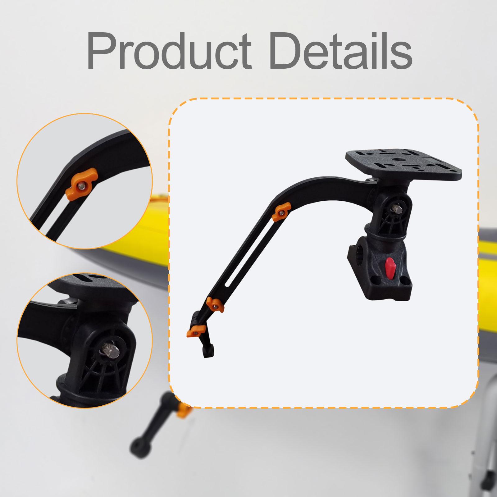 魚群探知機マウント 1 インチボールマウント釣り用調節可能な - Fishing Kayak Fish Finder Mount のレビューと価格