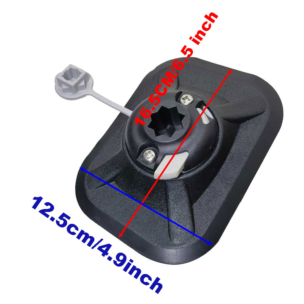 PVC製インフレータブルボート釣り竿ホルダーマウントカヤック - Fishing Kayak Fish Finder Mount のレビューと価格